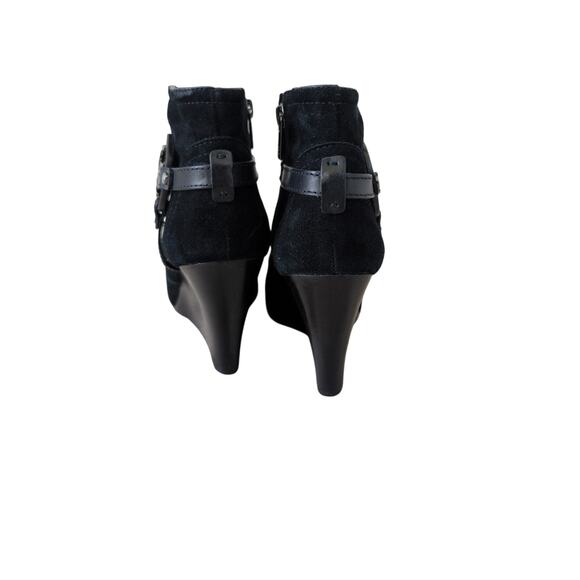 Tory Burch Aaden Wedge Soft Suede T Calf Bootie size 8.5 - Picture 6 of 7